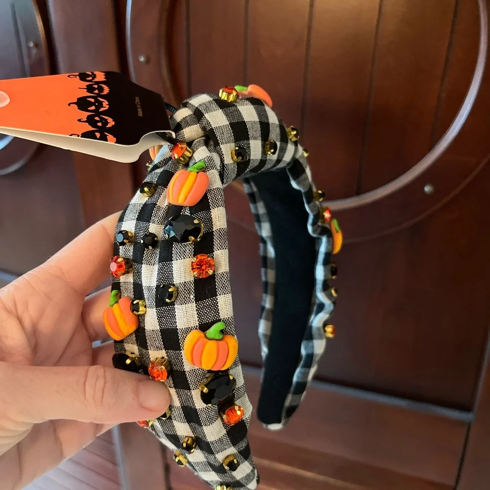 Brand new pumpkin headband